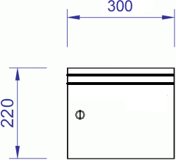 Høykapasitets postkasse i tre